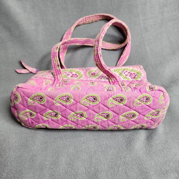 Vera Bradley Bermuda Pink Paisley Handbag Tote with Wallet Toggle Retired - Picture 7 of 7